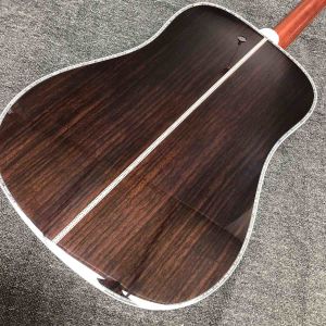 Custom Dove Style 6 Strings 41 inch Solid Rosewood Back Side Spruce Top OEM