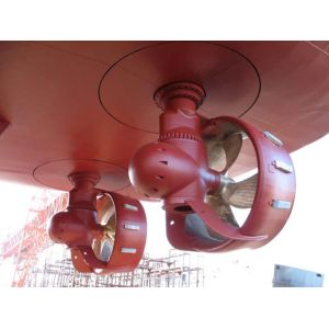 Marine Diesel Driven Transom Installation Rudder Propeller