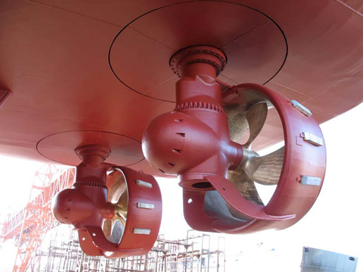 Quality Marine Diesel Driven Transom Installation Rudder Propeller wholesale