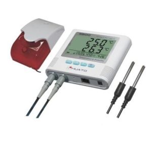 Cheap External alarm Display Two Channel Temperature Data Logger with software for sale