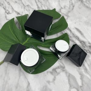 Matt Lid 10g Cosmetic Jars Square Plastic Makeup Containers Metallized Surface