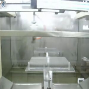 4kw Reciprocating Automatic Paint Spraying Equipment For Glass