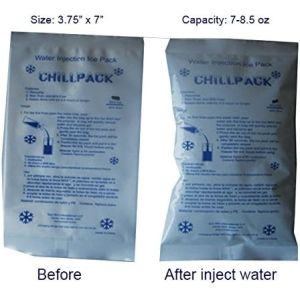 Reusable Injecting water Gel Ice Pack Water Injection Freeze Dry Ice Pack For