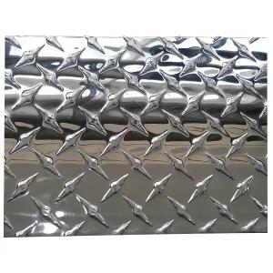 Cheap 8mm Aluminum Diamond Plate Sheet Metal Embossed Perforated Aluminium Checker Plate Sheet for sale