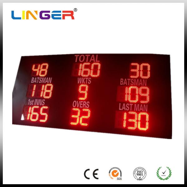 Quality Linger Strong Stability Led Electronic Cricket Scoreboard With Waterproof Cabinet wholesale