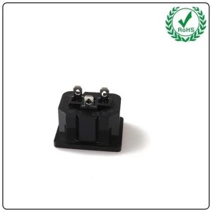 LZ - F - 2 C13 3P Female Power Socket With Snap - In Ac Power Socket