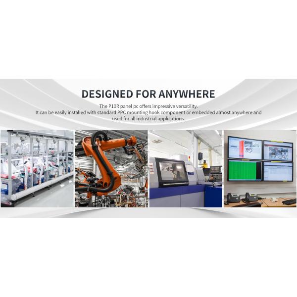 ONERugged P10R Industrial Touch Panel PC 10inch ONERugged P10R Wall Mount All-in-One Computer 4G LTE