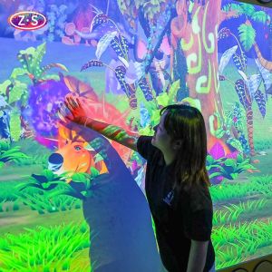 3800LM Interactive Painting Wall Multiplayer AR Interactive Games Projection