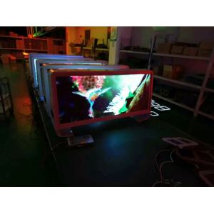 Cheap Energy saving Double Side P5 Taxi LED Display surpport 3G Wireless GPS , 160mm× 160mm for sale