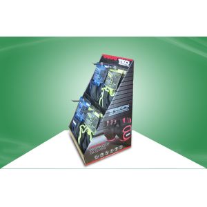 Black Custom Cardboard Countertop Displays Fulfillment With Gloves Before
