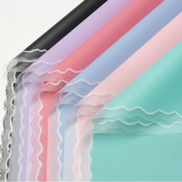 Wave-Edge Semi-Transparent DIY Bouquet Paper Partysu Floral Art Material Shipping Time 30-45 Days
