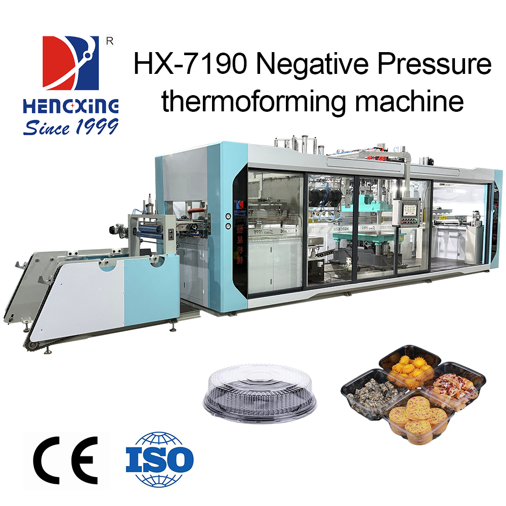 Automatic High Productivity Motor Core Plastic Electronic Tray & Thermopacking Machine for PET/PP/PS/ABS/PVC Pressure Forming