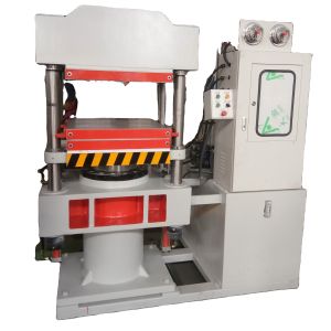 PLC Touch Screen Control System Flat Vulcanizing Press for Rubber Plate