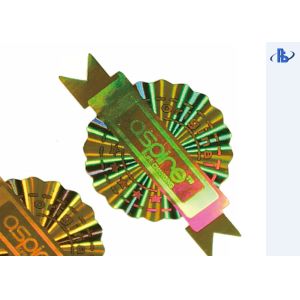 Authentic Tamper Proof Holographic Security Seal Stickers For FMCG Packaging