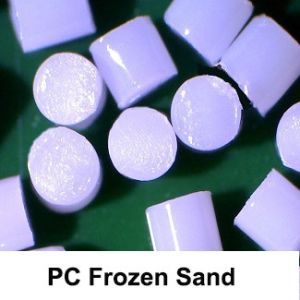 Cheap Cryogenic Deflashing Polycarbonate PC Frozen Sand For Electronics &amp; Diecast Deburring for sale