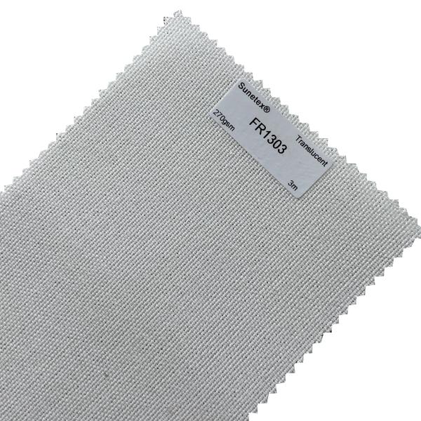 Quality Textured Semi Blackout 100% Polyester Fireproof Roller Blind Fabric 3m Width wholesale