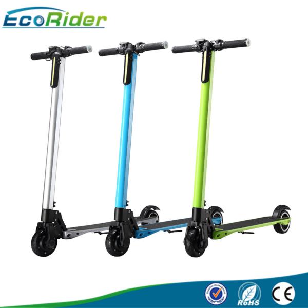 Quality 2 Wheel Foldable Electric Scooter For Adults , Multi Color Folding Travel Scooter wholesale