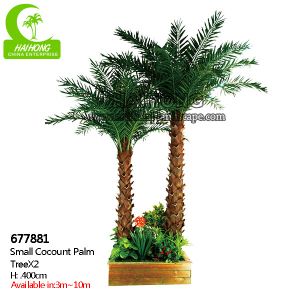 China Luxury 400cm Artificial Tropical Tree For Garden Landscaping on sale