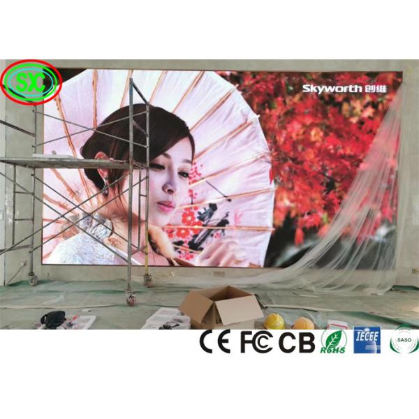 RS485 P2 P3 P4 SMD2121 Advertising LED Video Wall IECEE full color led display