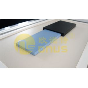 China Ice blue epoxy resin countertop slab color and quality sample for laboratory furniture on sale