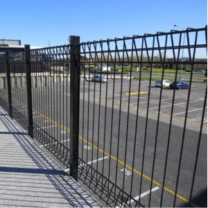 Galvanized Roll-Top Welded Wire Mesh Metal Security Fence BRC welded mesh