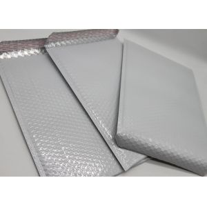 Printed Metallic Bubble Mailers , Self Adhesive Tape Padded Shipping Envelopes