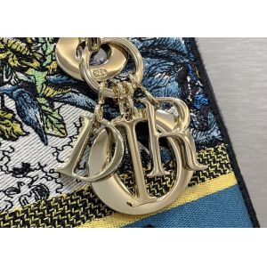 Retro Tote Single Shoulder Bag 24cm Length With Exquisite Embroidery