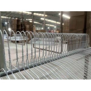 Organize Your Wardrobe with 16 Inches Wire Shirt Hangers and Smooth Surface