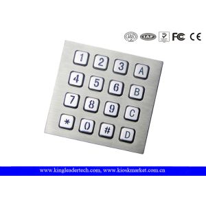 Machine Use Industrial Keyboard Door Access Keypad with 16 Keys Layout
