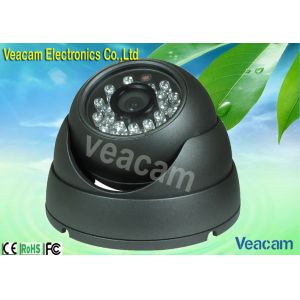 Sony / Sharp CCD Color CCD LED Vandal Proof Dome Camera With 20M IR Working