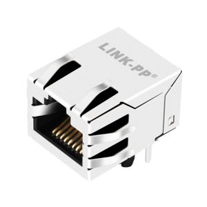 Cheap LPJ16801CNL Cross MJFR0429 Single Port Pcb Mount Connector Lan 100M Rj45 Jacks Interface for sale