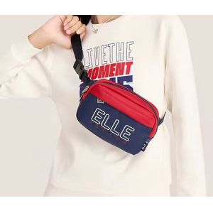 Unisex Heavy Duty Nylon Sling Bag With Zipper Closure Multifunctional