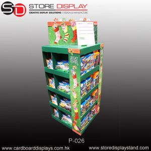 Cheap Custom PDQ stationery Pallet display stand with four sides for sale