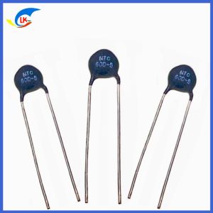 Cheap 60 Ohm 0.3A NTC Power Type Thermistor 5mm 60D-5 Inrush Current Suppressing for sale