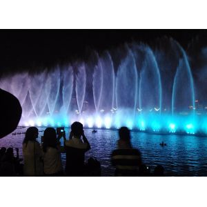 Fascinating Musical Water Fountain Project , Dancing Pool Fountain OEM Design