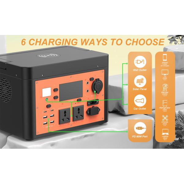 CLF Portable Solar Generator 600w Power Station Customizable OEM For Outdoor Energy Storage Power Vending Machine