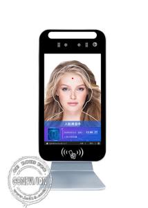 Cheap Android 7.1 Smart Pass Facial Recognition Thermometer With 8&quot; LCD Screen for sale
