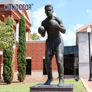 WONDERS Bronze Statues Sculpture 192cm With A Life Size Boxer