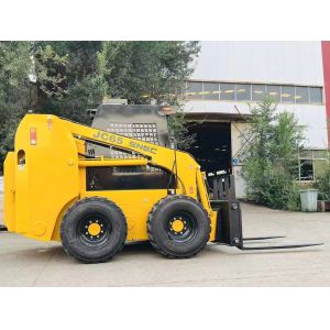 Mini Minicargador Skid Steer Loaders with 4 in One Bucket and 0.4cubic Bucket
