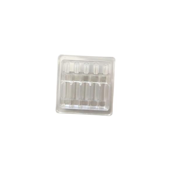 Quality 10ml 5pcs Transparent Ampoule PVC Blister Tray Packaging For Water Needle wholesale