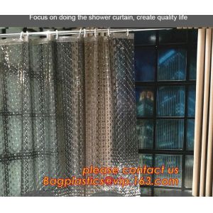 SCENERY PRINTING POLYESTER SHOWER CURTAIN, custom 3d eva shower curtain for