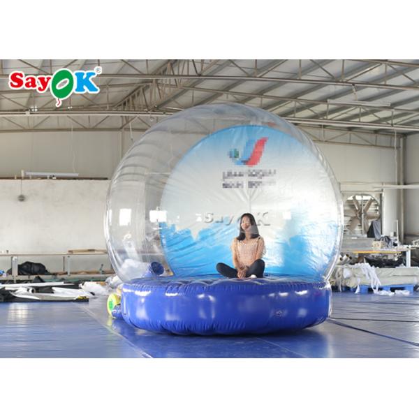 ROHS Inflatable Holiday Decorations Transparent Bubble Tent With Pump