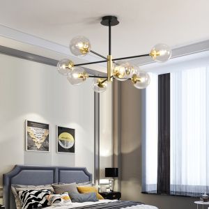 Nordic Modern LED Chandelier 5/8/10/12 Lamp E27 Round Ball Light(WH-MI-241)