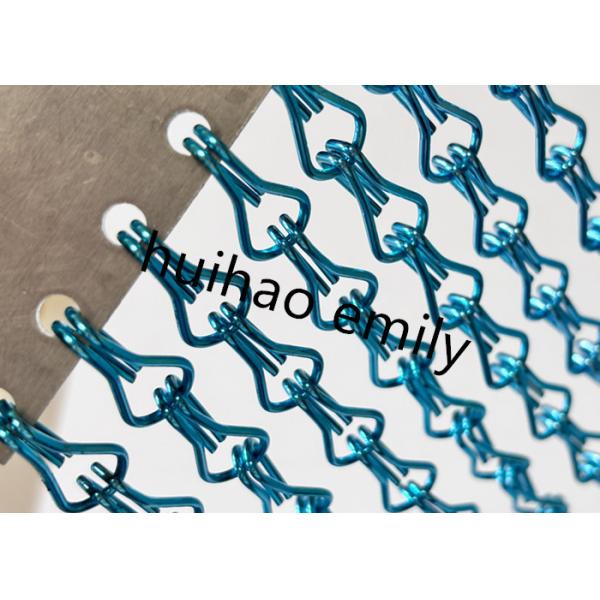 Quality Fireproof Hanging Diy Lamp Shade Metal Mesh Drapery With Anodized Treatment wholesale