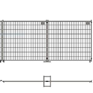 China Movable Frame Tube Iron Temporary Fence Panels 1.8m Height Surface Test on sale