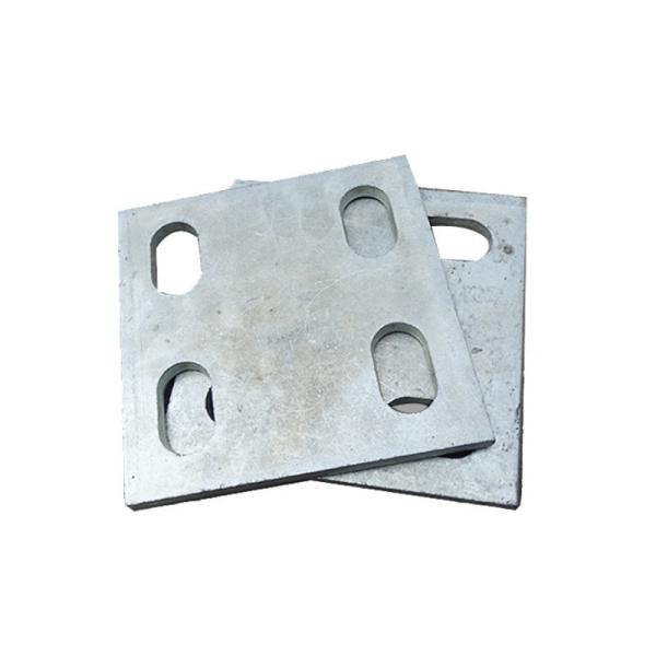 Quality 4 Hole Galvanized Embedded Plate With Round/Square/Rectangular Shape wholesale
