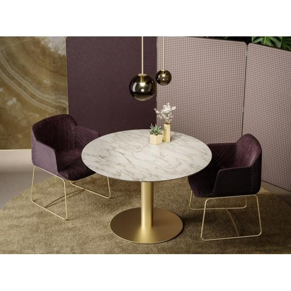 BLOCK 2.0 Marble Round Metal Coffee Table RMDESIGNSTUDIO Designer Customzied