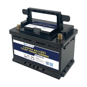 12V 100Ah LiFePO4 Battery with UL1642 UN38.3 Certification and H6 DIN Case