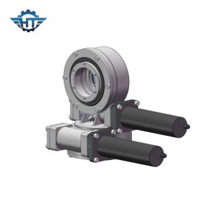 SDE5 Self Lock Dual Axis Slew Drive Gearbox With Electric Drived Solar Trackers