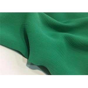 Silk - Like Smooth Lightweight Chiffon Fabric , 50D Bright Pleated Chiffon